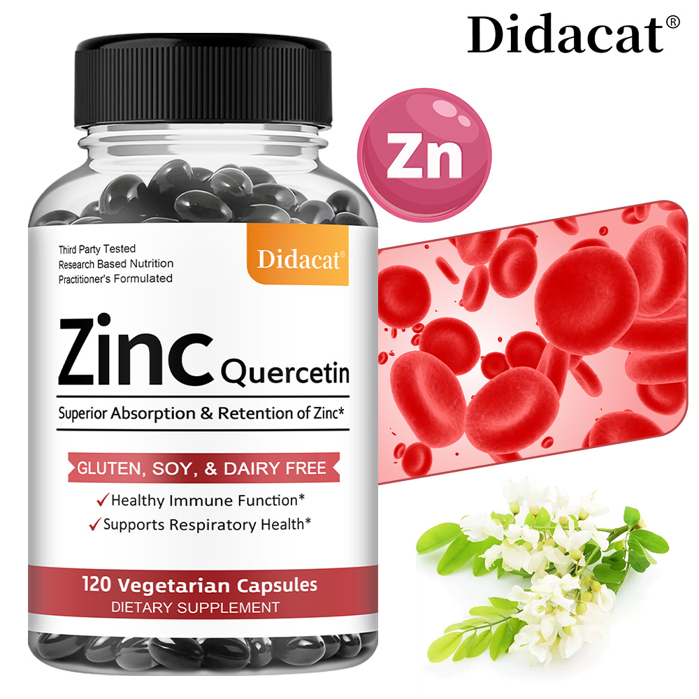 Wellness Quercetin - Quercetin & Zinc Vegetarian Capsules, Antioxidant
