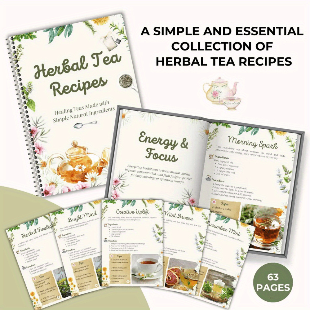 Herbal Tea Recipes Book – Natu - Herbal Wellness Blend review and price