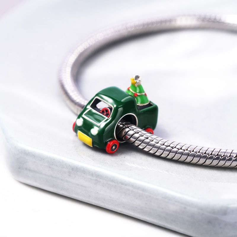 925 Sterling Silver Green Seri - Red Clover Flower review and price
