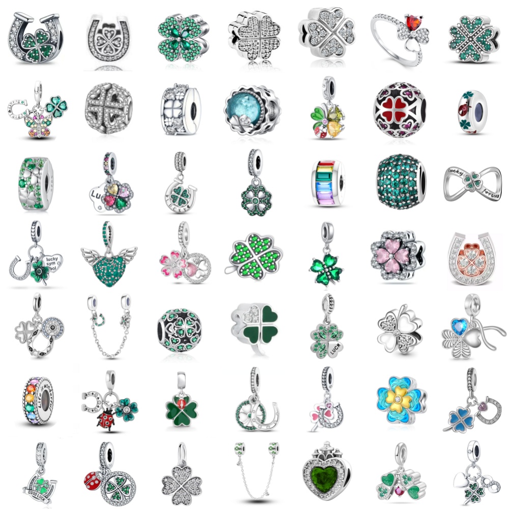 Hot sales 925 Silver Sparkling - Red Clover Flower review and price