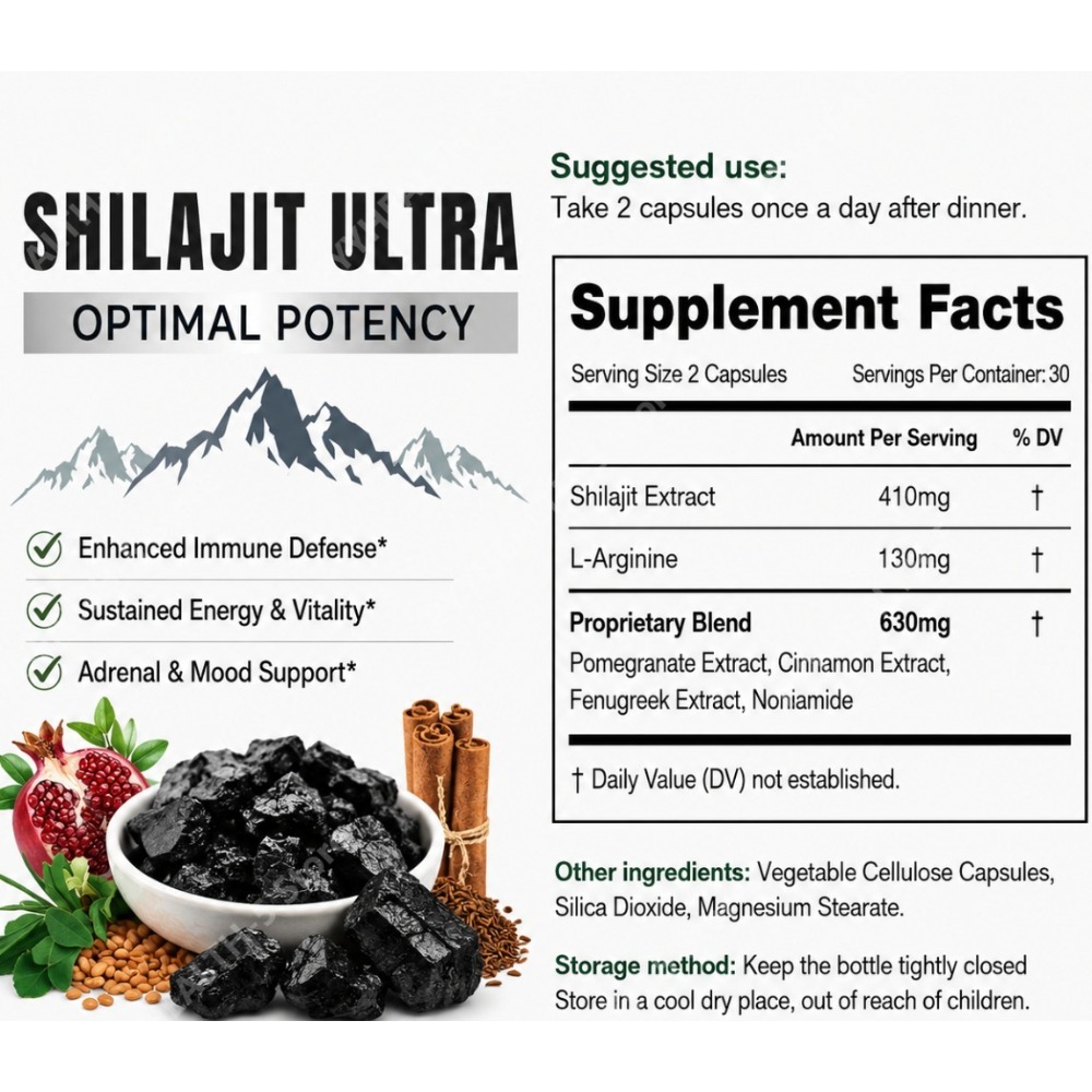 Shilajit Herbal Blend Suppleme - Herbal Wellness Blend review and price
