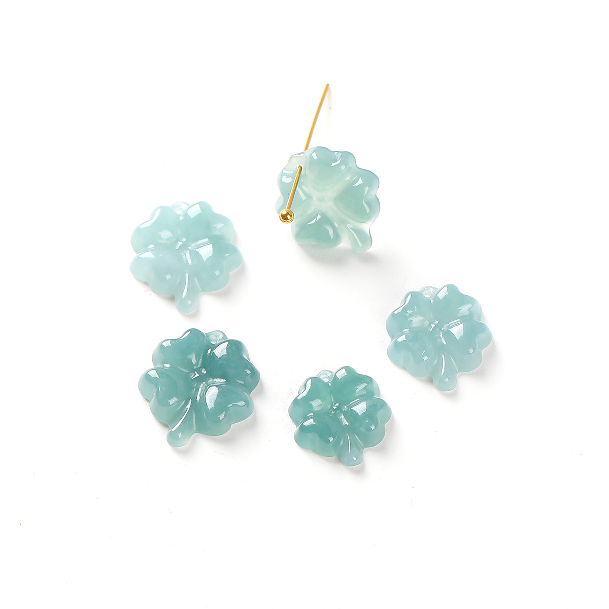 1 Pc Natural Stone Guatemala J - Red Clover Flower review and price