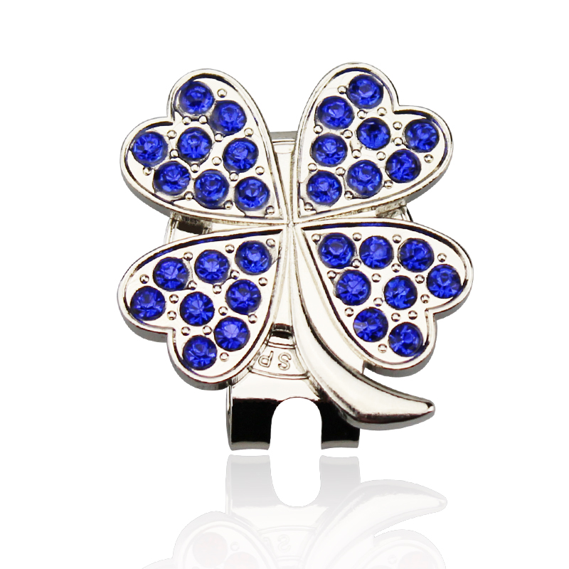 Golf Ball Marker with Diamond  - Red Clover Flower review and price
