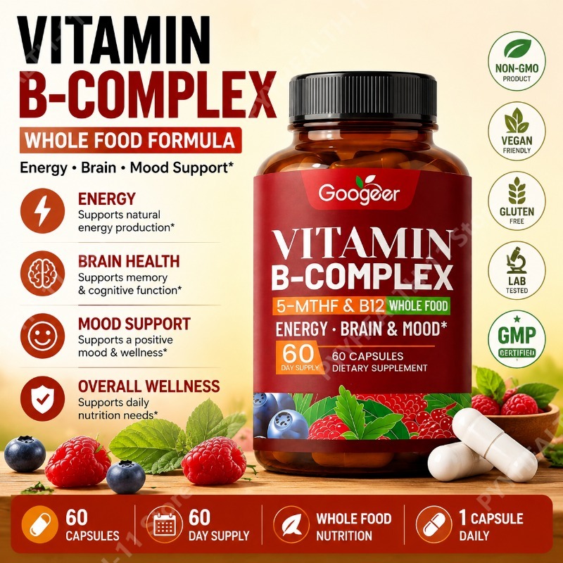 B Complex Vitamins Supplement  - Herbal Wellness Blend review and price
