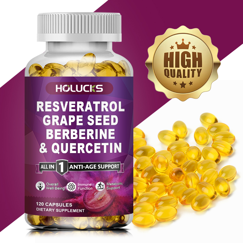 HOLUCKS Resveratrol Supplement - Wellness Quercetin review and price